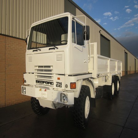 Used Bedford TM 6x6 Flat Bed Cargo Truck - 11535 for sale